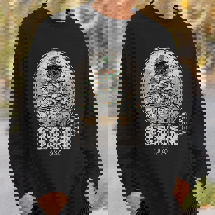 大阪城 日本 お土産 日本の漢字 スウェットシャツ 彼への贈り物