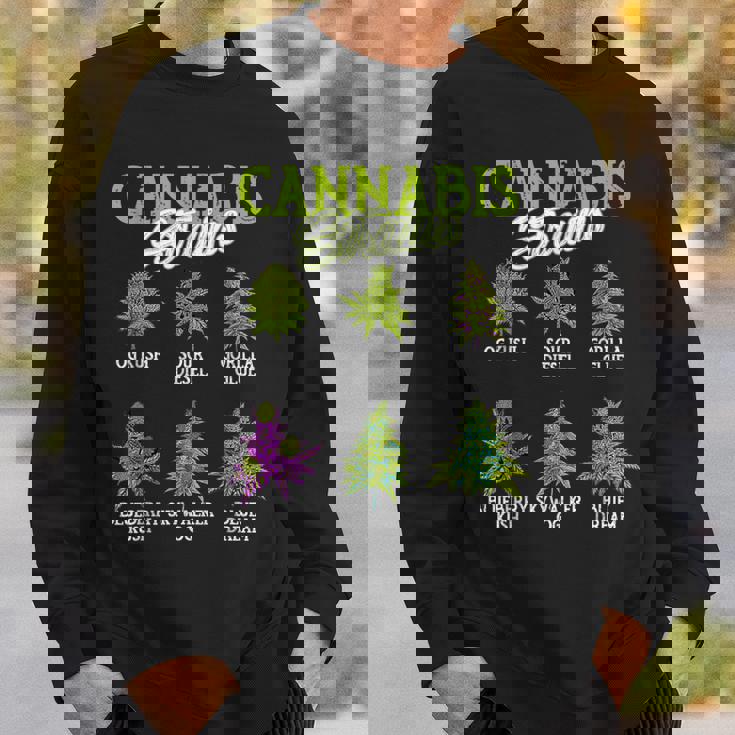 大麻株 雑草 大麻 マリファナ スウェットシャツ 彼への贈り物