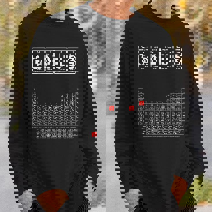 天才周期表tシャツ 天才tシャツ スウェットシャツ 彼への贈り物