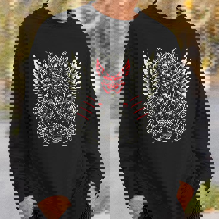 天狗のデザイン スウェットシャツ 彼への贈り物