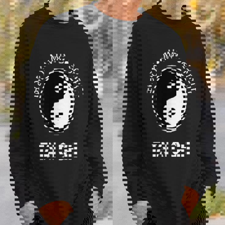 太極拳の心と体の健康のための陰陽師 スウェットシャツ 彼への贈り物