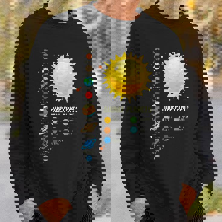 太陽系 I 宇宙 I 矮小惑星 I 惑星 スウェットシャツ 彼への贈り物