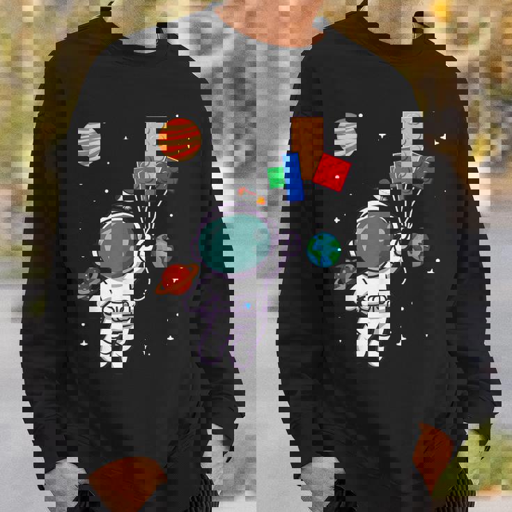 宇宙飛行士とレゴバルーンの冒険 スウェットシャツ 彼への贈り物