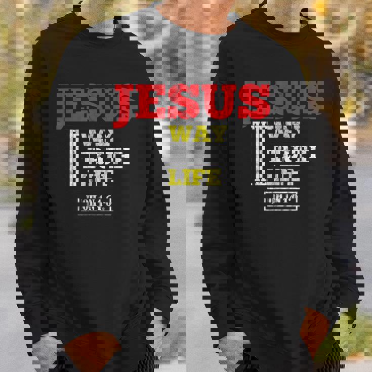 宗教信仰の信仰のためのキリスト教の聖句 スウェットシャツ 彼への贈り物