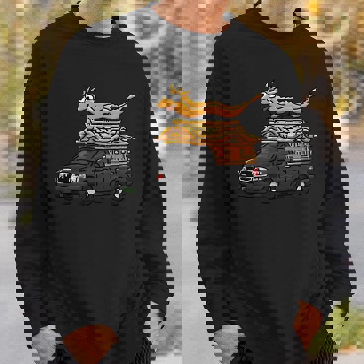 宮型霊柩車 スウェットシャツ 彼への贈り物