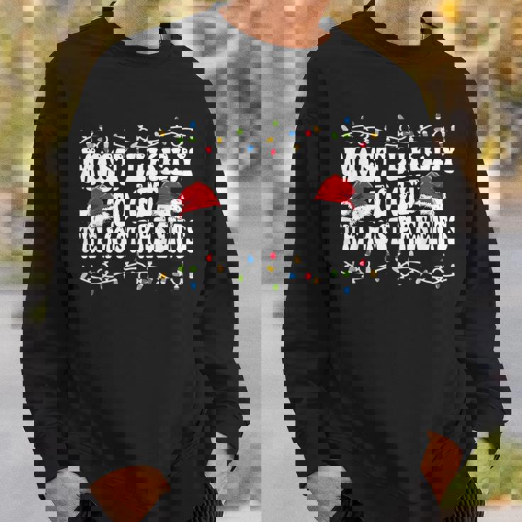 家族のクリスマスにマッチするプレゼントを最も多く手に入れる可能性が最も高いです。 スウェットシャツ 彼への贈り物