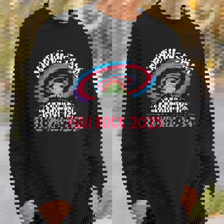 富士ロック 2025 マウンテンステージ マキシマムバイブスフェスティバルデザイン スウェットシャツ 彼への贈り物