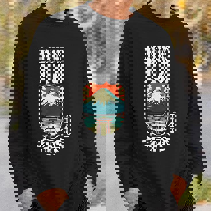 富士山 日本 富士山 富士山 日本の漢字 お土産 スウェットシャツ 彼への贈り物