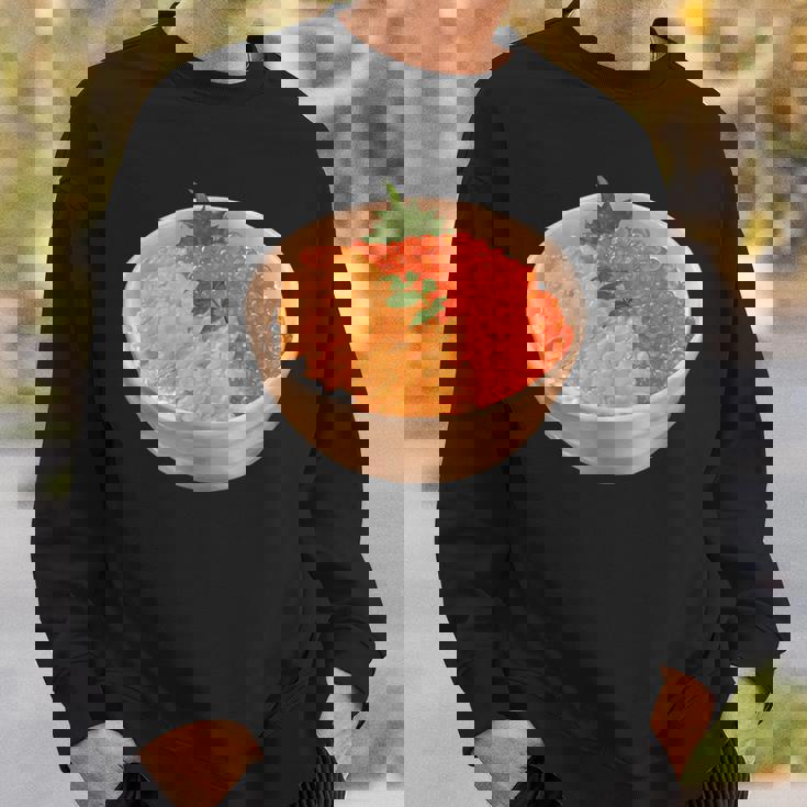 寿司ユニ いくらどんぶり 丼 和食 スウェットシャツ 彼への贈り物