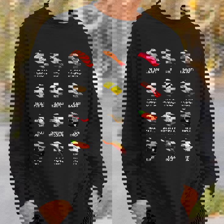 寿司料理日本料理カワイイギフト スウェットシャツ 彼への贈り物