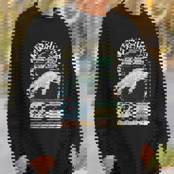 恐竜の事実 モササウルスの科学と解剖学のギフト スウェットシャツ 彼への贈り物