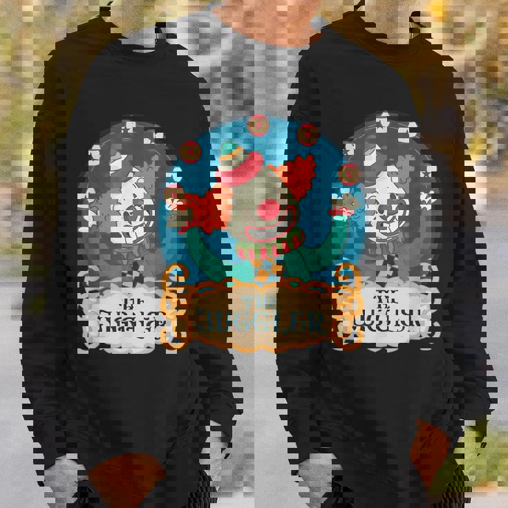 愉快なピエロ ジャグリングボール ジャグラー プロ仕様 ジャグラー スウェットシャツ 彼への贈り物