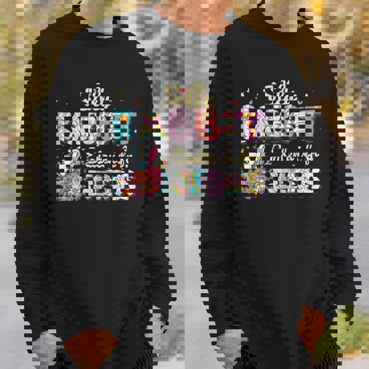 愚かなウサギ イースターはイエスのためです イースターバニー かわいいクリスチャン スウェットシャツ 彼への贈り物