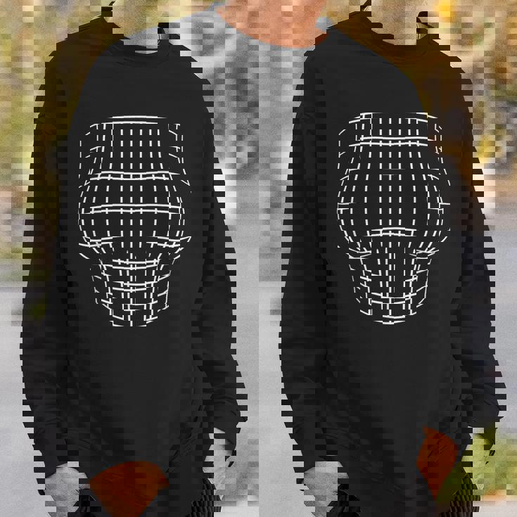 拡大胸 光学イリュージョングリッド 大きなおっぱい スウェットシャツ 彼への贈り物