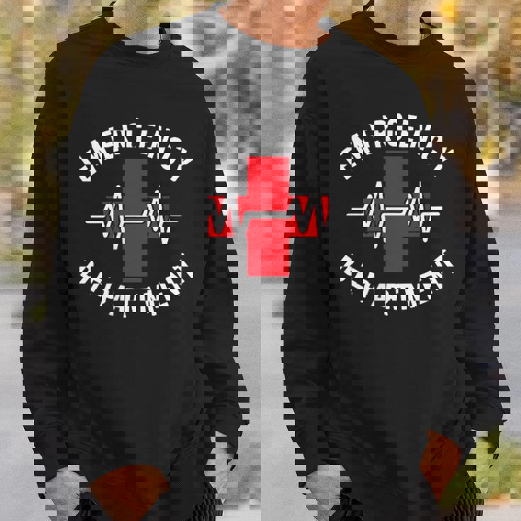 救急科 救急室 医療 スウェットシャツ 彼への贈り物