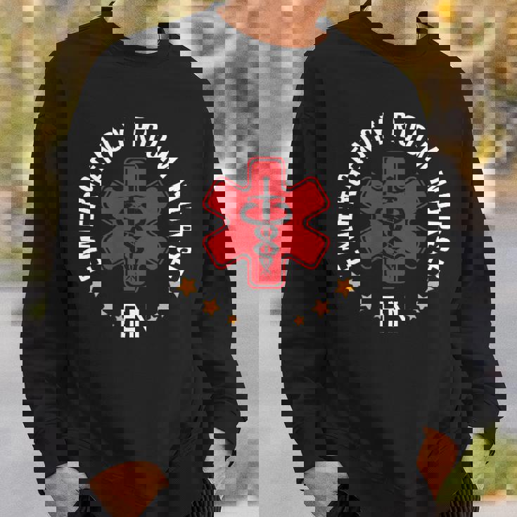 救急科 救急看護師 救急室 En ナース スウェットシャツ 彼への贈り物