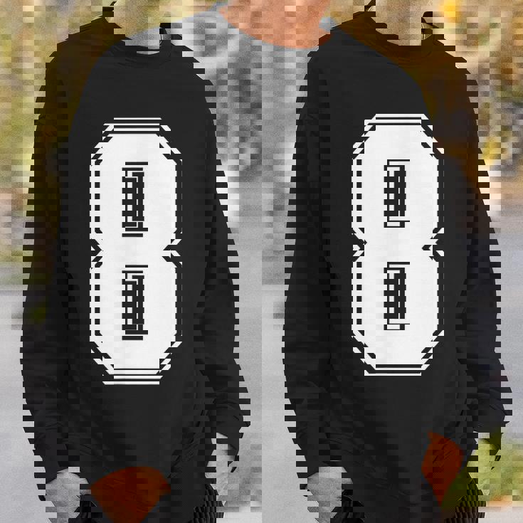 数字 8 スポーツジャージ ラッキーナンバー スウェットシャツ 彼への贈り物