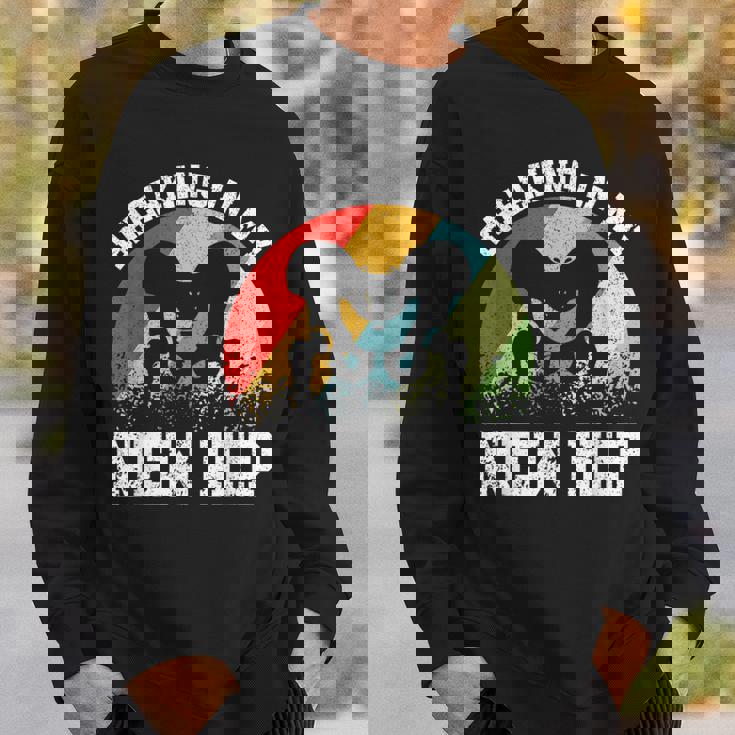 新しい股関節の慣らし 股関節置換手術 スウェットシャツ 彼への贈り物