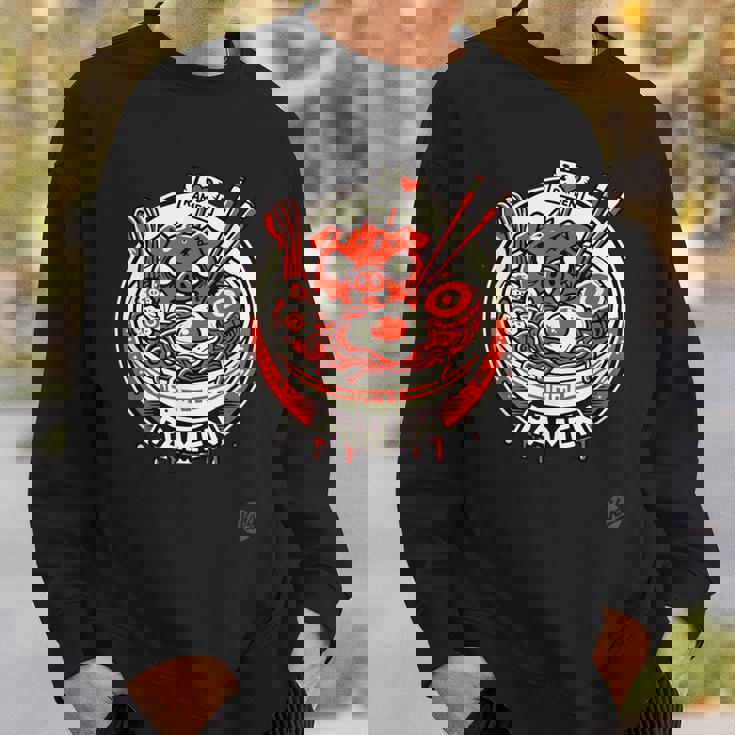 日本のラーメンは豚が大好き、ラーメンが大好き スウェットシャツ 彼への贈り物