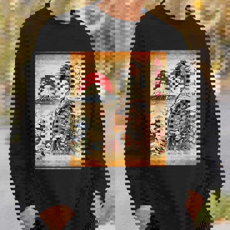 日本の伝統の優雅さ スウェットシャツ 彼への贈り物