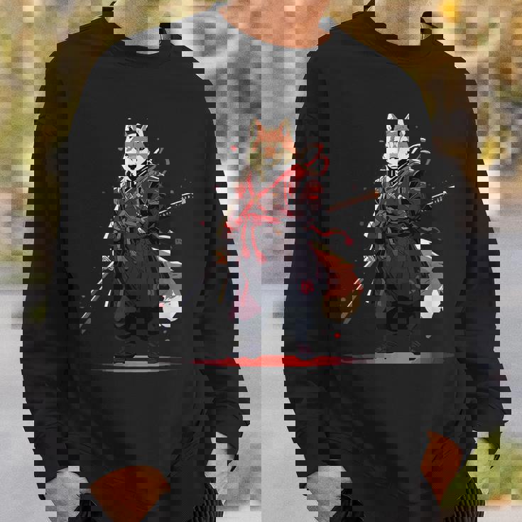 日本の柴犬浮世絵 アニメ 刀 おもしろい 日本の芸術 スウェットシャツ 彼への贈り物