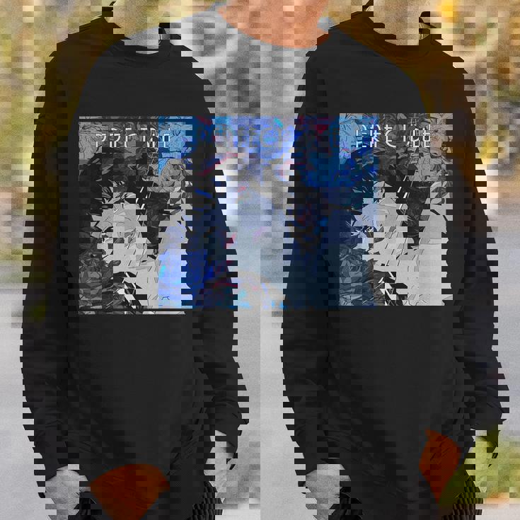 日本アニメ ガール パーフェクトブルー スウェットシャツ 彼への贈り物