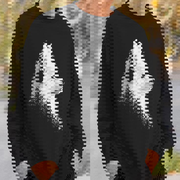 日本スピッツ 犬 ペット 音楽 ヘッドホン 日本スピッツ スウェットシャツ 彼への贈り物