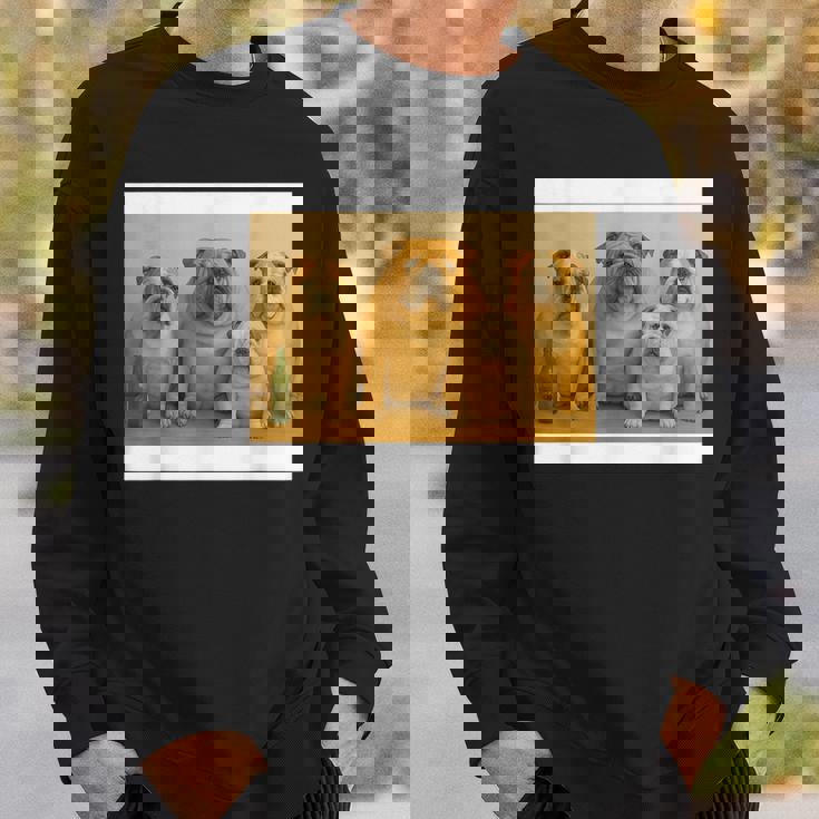 日本ブルドッグファミリー スウェットシャツ 彼への贈り物