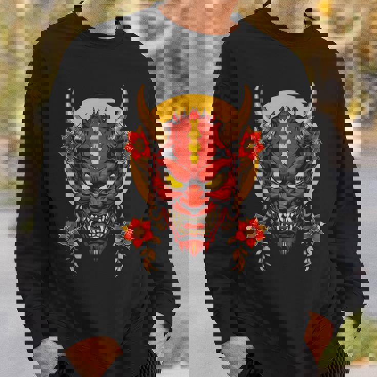 日本伝統マスク 歌舞伎 仮面 サムライマスク 東京 スウェットシャツ 彼への贈り物