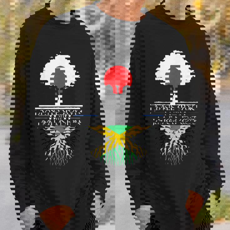 日本育ちのジャマイカ人のルーツ 日本ジャマイカ家系図 スウェットシャツ 彼への贈り物