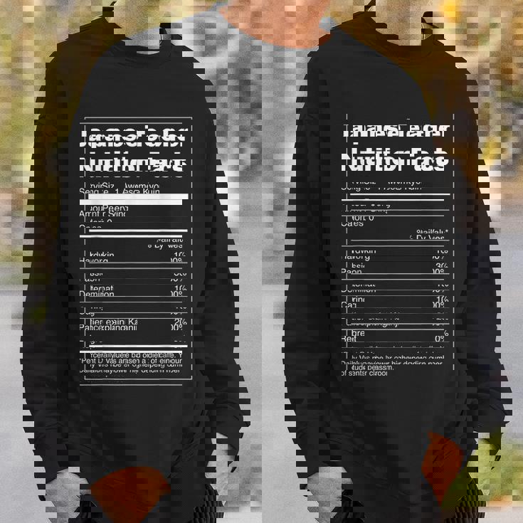 日本語 おもしろ栄養 日本教師 スウェットシャツ 彼への贈り物