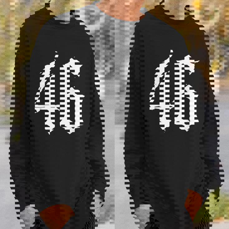 旧英数字 46 46 スウェットシャツ 彼への贈り物