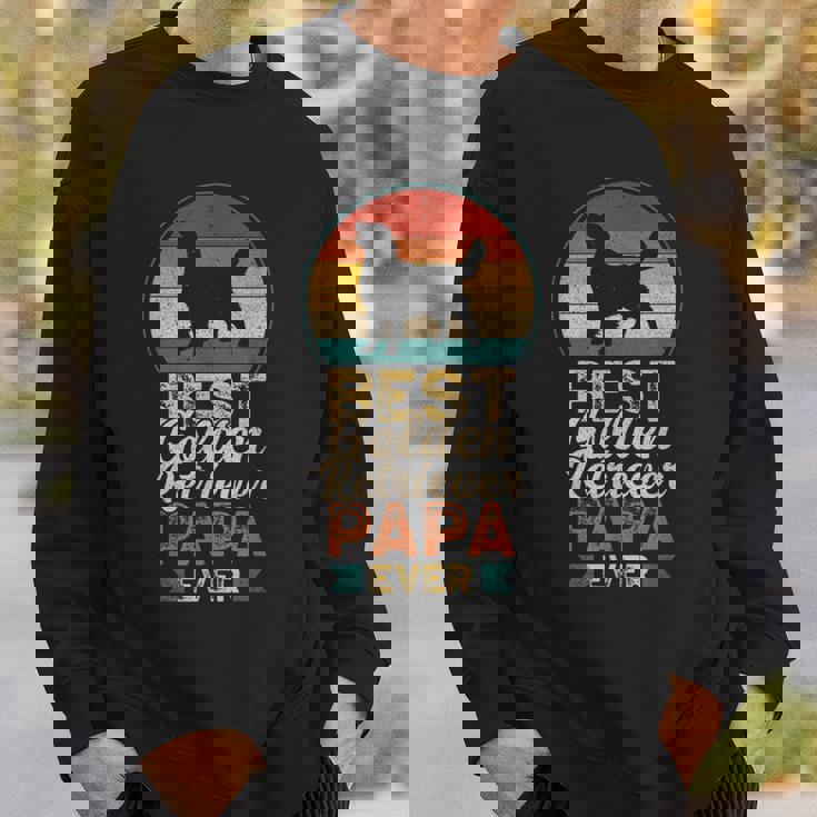 最高のゴールデンレトリバー・パパ、父の日 スウェットシャツ 彼への贈り物