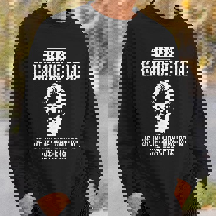 最高の父親にはヒゲがある スウェットシャツ 彼への贈り物