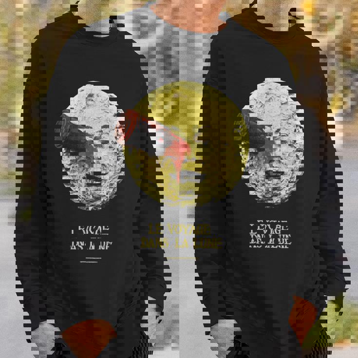 月世界旅行 1902 サイレント映画 クラシック映画 ヴィンテージ A Trip To The Moon Movie スウェットシャツ 彼への贈り物