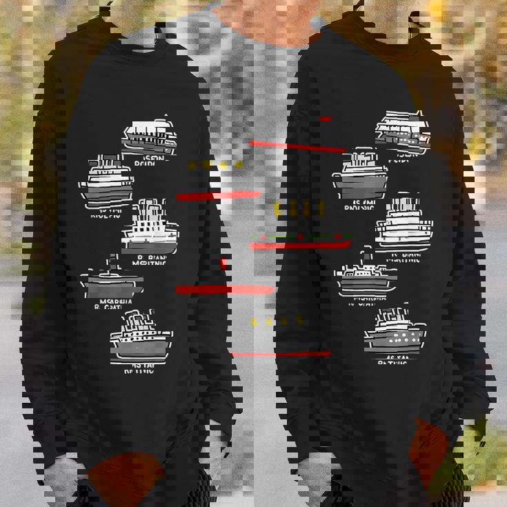 有名なクルーズ船 Rms タイタニック ブリタニック ポセイドン カルパチア スウェットシャツ 彼への贈り物