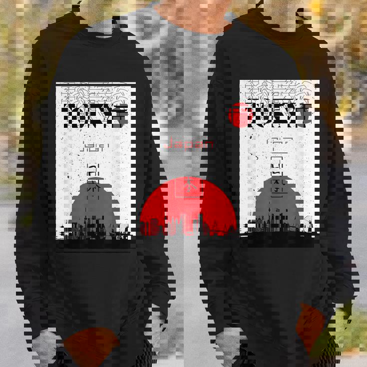 東京 日本 モニュメント オブ シティ スウェットシャツ 彼への贈り物