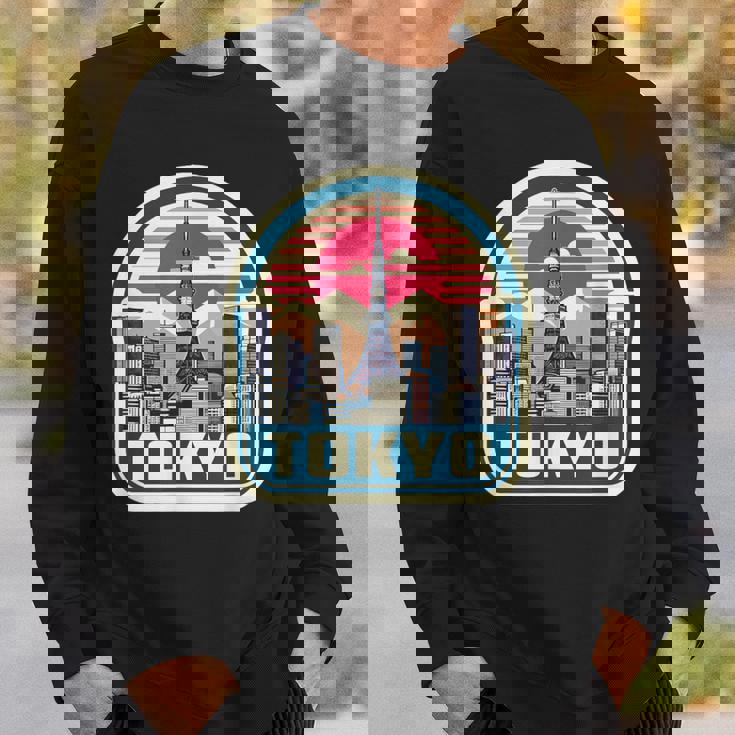 東京シティスカイライン ヴィンテージ 日本土産 レトロカラー スウェットシャツ 彼への贈り物