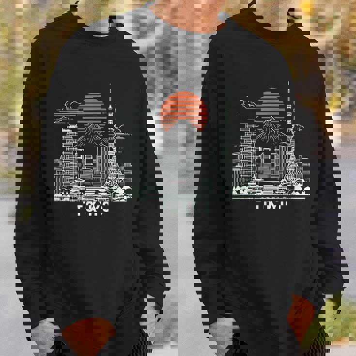 東京スカイライン 日本 富士山 ランドマーク 東京タワー お土産 スウェットシャツ 彼への贈り物