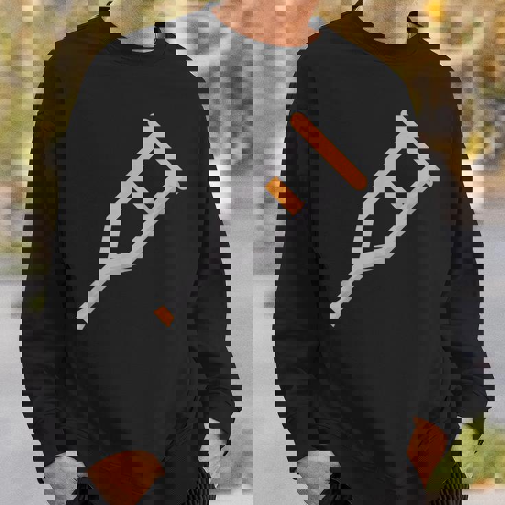 松葉杖 スウェットシャツ 彼への贈り物