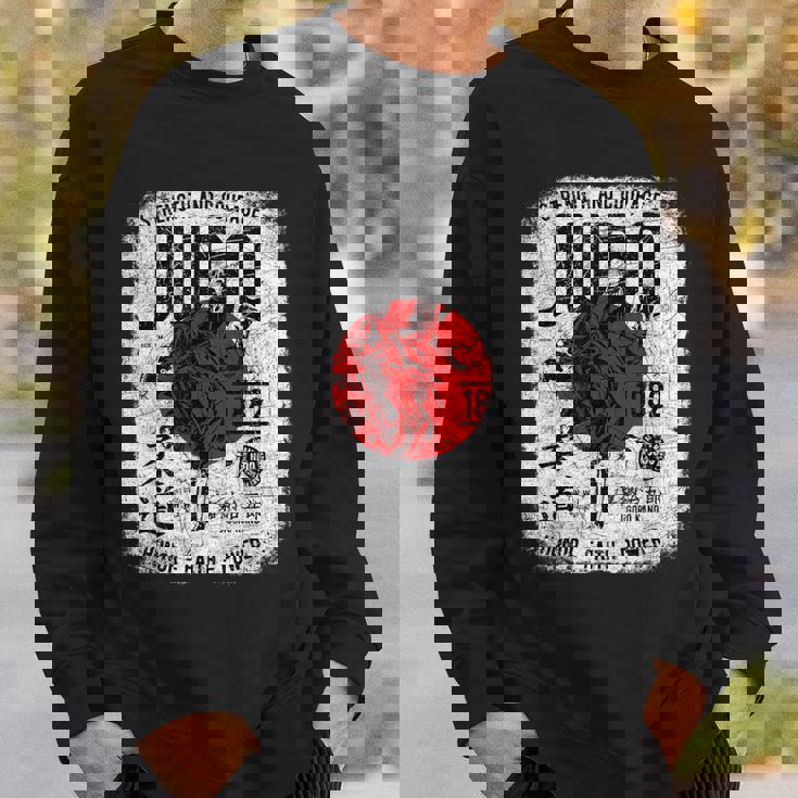 柔道 涼しい 日本のシンボル 柔道家 武道愛好家 スウェットシャツ 彼への贈り物