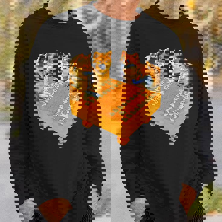 柴犬 将棋 イヌ 面白いtシャツ おもしろ 面白い 服 グッズ ネタ ウケ狙い メンズ 棋士 おもしろグッズ スウェットシャツ 彼への贈り物