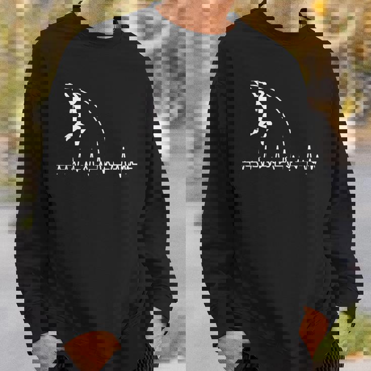 棒高跳び ハートビート スポーツ ガールズ スウェットシャツ 彼への贈り物