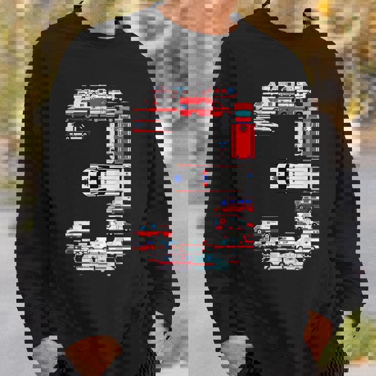 楽しい救急車 3歳の誕生日パーティー 男の子 3歳服 スウェットシャツ 彼への贈り物