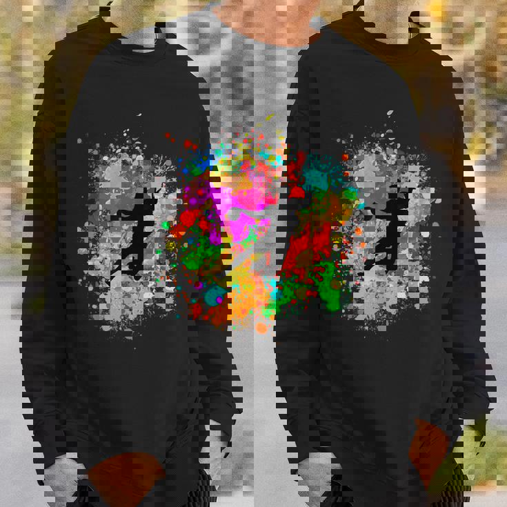 樹脂ボール付きのクールなハンドボールプレーヤー スウェットシャツ 彼への贈り物