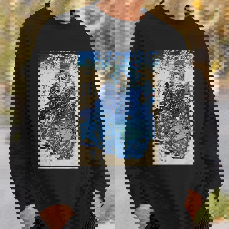 歌川国芳 ヴィンテージ 浮世絵優女 スウェットシャツ 彼への贈り物