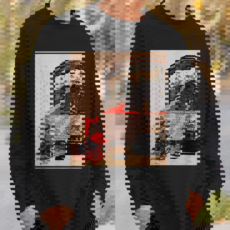 歌川国芳 訓練中の遊女 スウェットシャツ 彼への贈り物