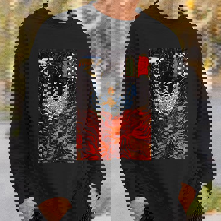 歌川国芳作 木曽街道六十九駅 スウェットシャツ 彼への贈り物