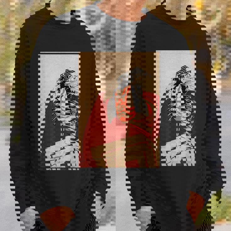 歌舞伎 役者 市川 團十郎 暫 しばらく勝川 春好江戸時代 役者絵 スウェットシャツ 彼への贈り物