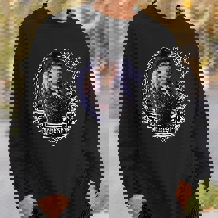 水曜シリーズ ネバーモアフレーム 水曜日 スウェットシャツ 彼への贈り物